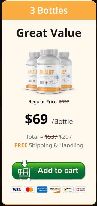 buy Arialief 3 bottle
